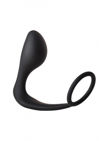 FANTASSTIC ANAL PLUG WITH COCKRING BLACK