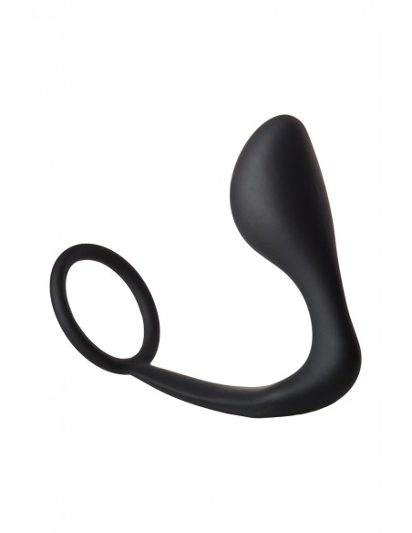 FANTASSTIC ANAL PLUG WITH COCKRING BLACK