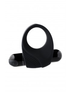 RAMROD VIBRATING COCKRING WITH BIG BULLET BLACK