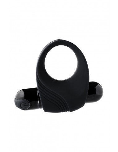 RAMROD VIBRATING COCKRING WITH BIG BULLET BLACK