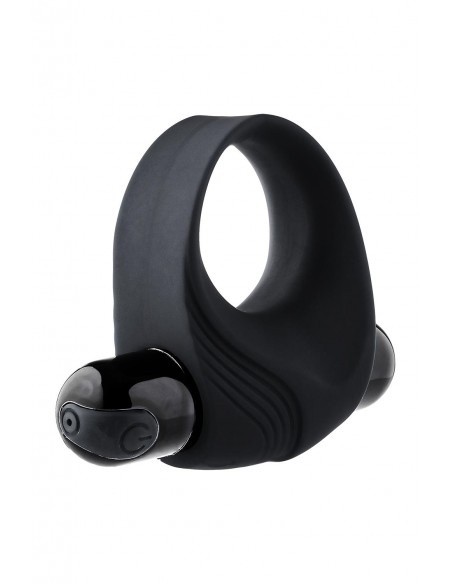 RAMROD VIBRATING COCKRING WITH BIG BULLET BLACK
