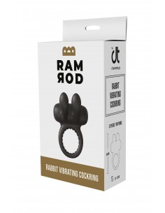 RAMROD RABBIT VIBRATING COCKRING BLACK 2