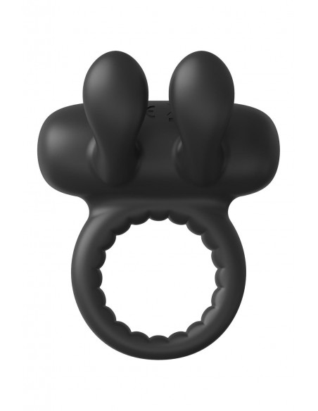 RAMROD RABBIT VIBRATING COCKRING BLACK