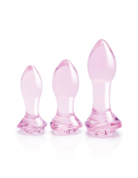 GLAZE GLASS ROSEBUD ANAL TRAINING SET