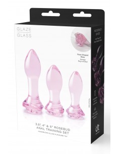 GLAZE GLASS ROSEBUD ANAL TRAINING SET 2