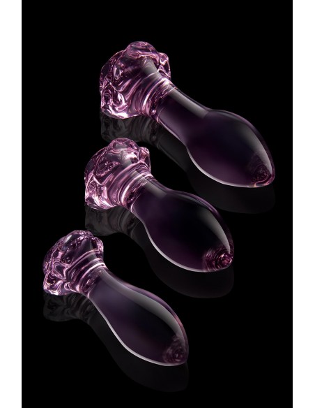 GLAZE GLASS ROSEBUD ANAL TRAINING SET