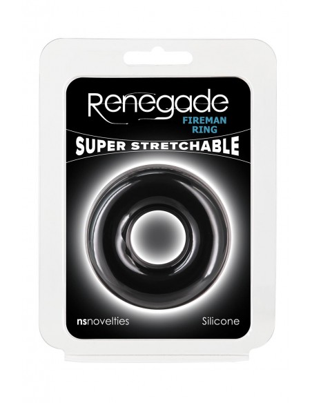 RENEGADE FIREMAN RING LARGE BLACK