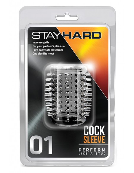 STAY HARD COCK SLEEVE 01 CLEAR