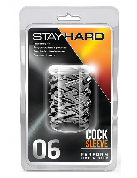 STAY HARD COCK SLEEVE 06 CLEAR
