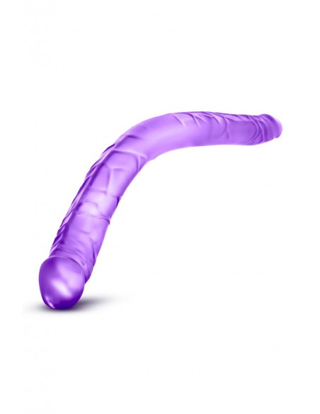 B YOURS 16INCH DOUBLE DILDO PURPLE