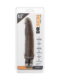 DR. SKIN COCK VIBE 7INCH CHOCOLATE 2