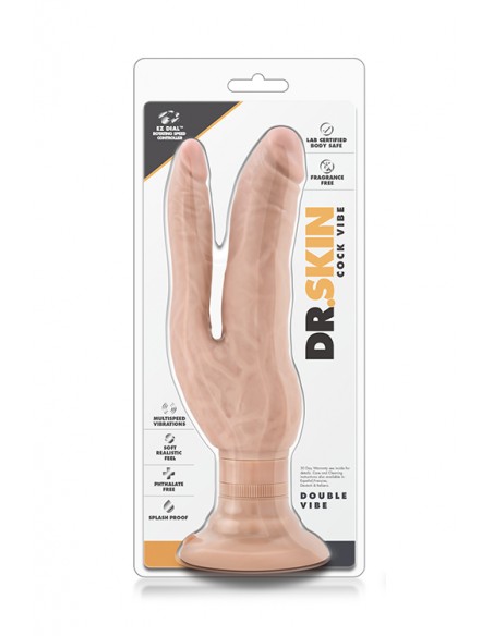 DR. SKIN COCK VIBES DOUBLE VIBE BEIGE