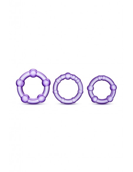 STAY HARD BEADED COCKRINGS PURPLE