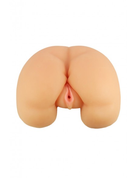 X5 VIBRATING REALISTIC ASS BEIGE