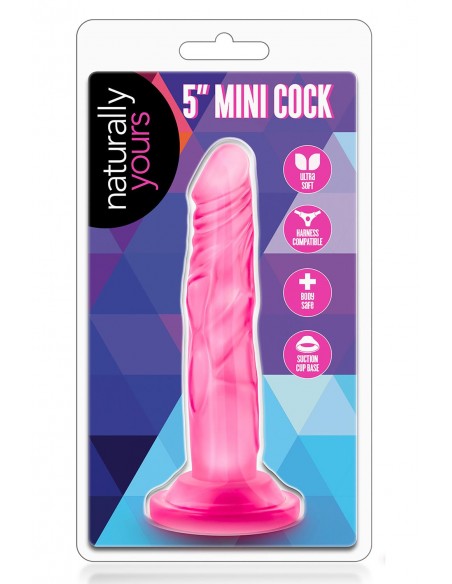 NATURALLY YOURS 5INCH MINI COCK PINK