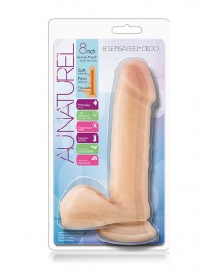 AU NATUREL 8INCH SENSA FEEL DILDO BEIGE 2