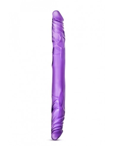 B YOURS 14INCH DOUBLE DILDO PURPLE