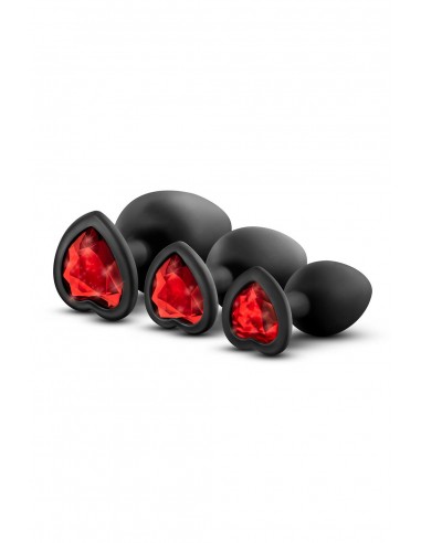LUXE BLING PLUGS TRAINING KIT RED GEMS