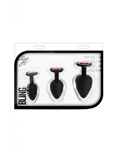 LUXE BLING PLUGS TRAINING KIT RED GEMS