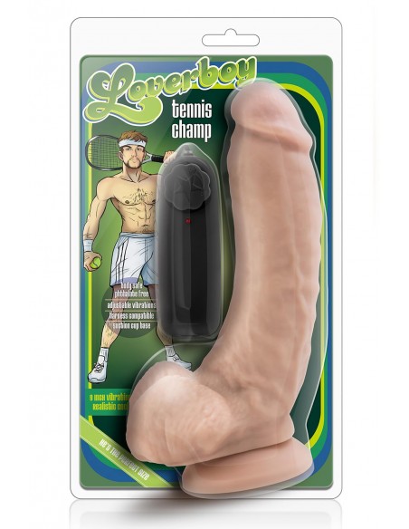 LOVERBOY TENNIS CHAMP 9INCH COCK VANILLA