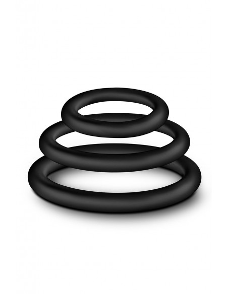 PERFORMANCE VS4 COCK RING SET BLACK