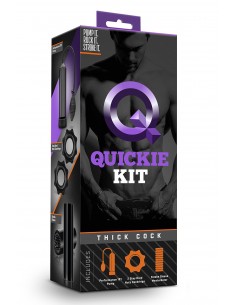 QUICKIE KIT THICK COCK BLACK 2