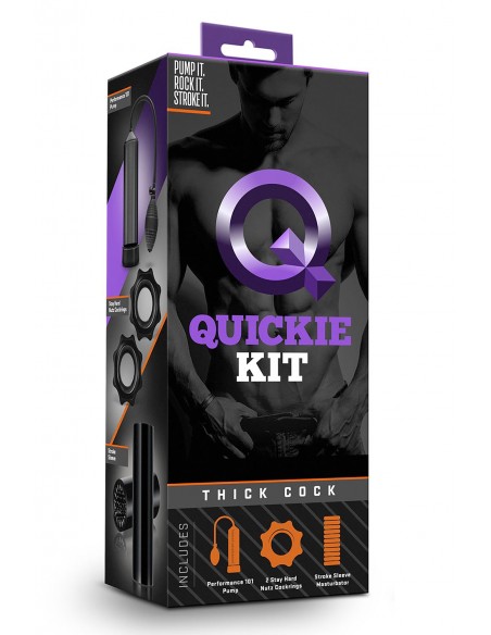 QUICKIE KIT THICK COCK BLACK