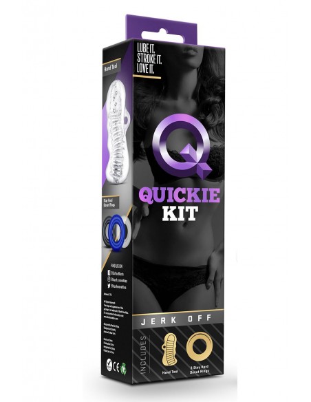 QUICKIE KIT JERK OFF CLEAR