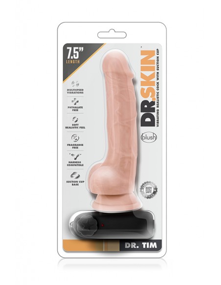 DR. SKIN DR. TIM 7.5INCH VIBRATING COCK