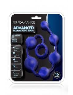 PERFORMANCE SILICONE ANAL BEADS INDIGO 2