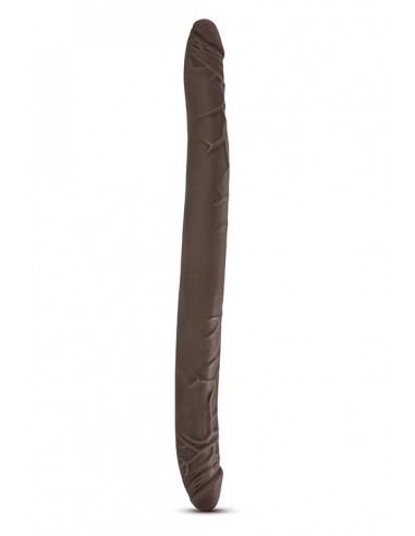 DR. SKIN 16INCH DOUBLE DILDO CHOCOLATE