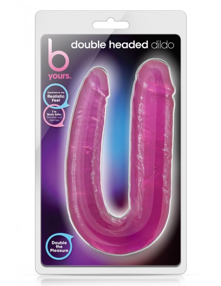 B YOURS DOUBLE HEADED DILDO PINK
