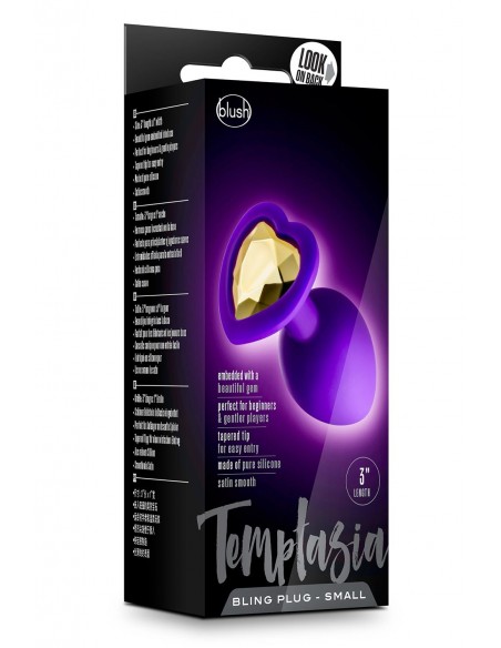 TEMPTASIA BLING PLUG SMALL PURPLE