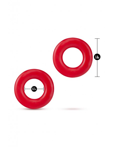 STAY HARD DONUT RINGS RED