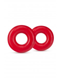 STAY HARD DONUT RINGS OVERSIZED RED