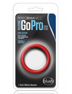 PERFORMANCE SILICONE GO PRO COCK RING RED 2