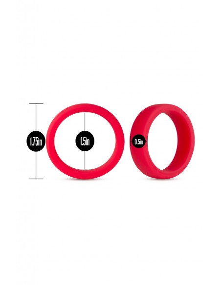 PERFORMANCE SILICONE GO PRO COCK RING RED
