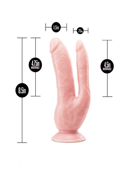 DR. SKIN 8INCH DP COCK FLESH