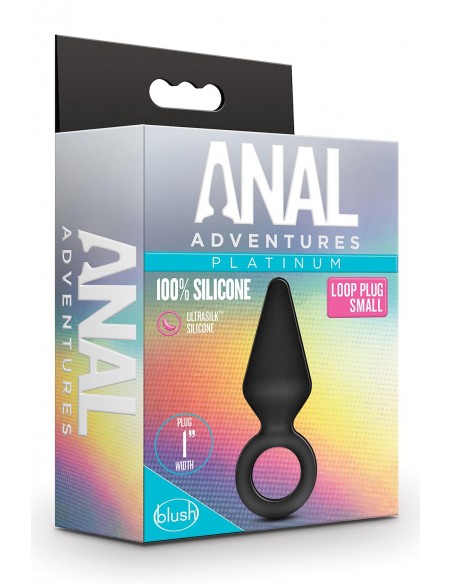ANAL ADVENTURES PLATINUM LOOP PLUG - SMALL