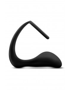 ANAL ADVENTURES PLATINUM COCK RING PLUG BLACK