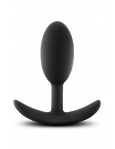 ANAL ADVENTURES PLATINUM VIBRA SLIM PLUG - MEDIUM