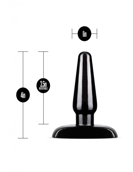 ANAL ADVENTURES BASIC PLUG KIT BLACK