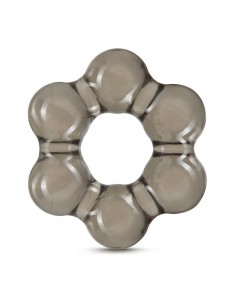 STAY HARD THICK BEAD COCK RING BLACK