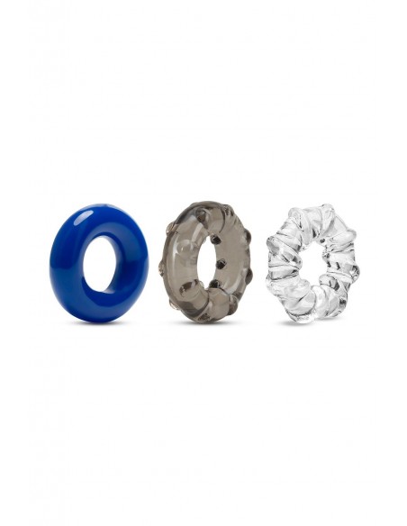 STAY HARD TRIPLE STRETCH 3PACK COCKRINGS