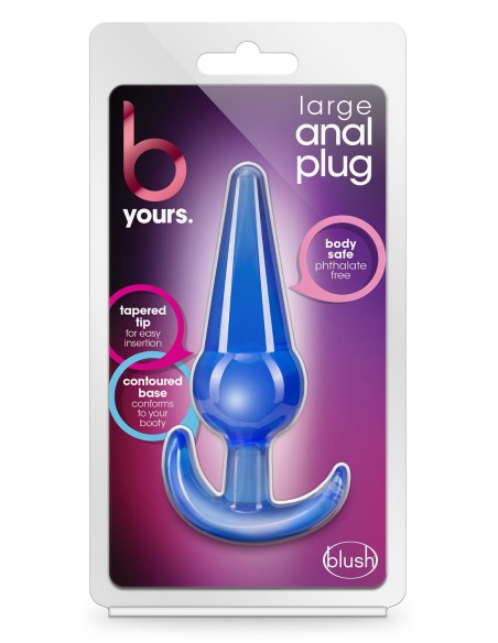 B YOURS LARGE ANAL PLUG BLUE