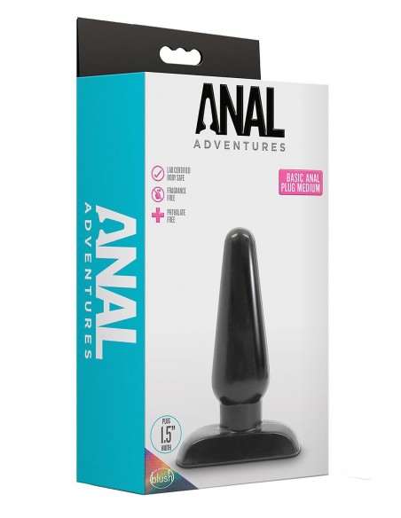 ANAL ADVENTURES BASIC ANAL PLUG MEDIUM