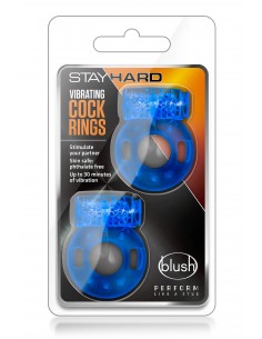 STAY HARD VIBRATING COCK RINGS 2PACK 2