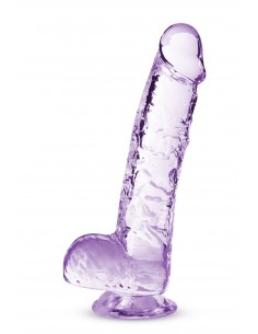 NATURALLY YOURS Â 6 INCH CRYSTALLINE DILDO Â AMETHYST