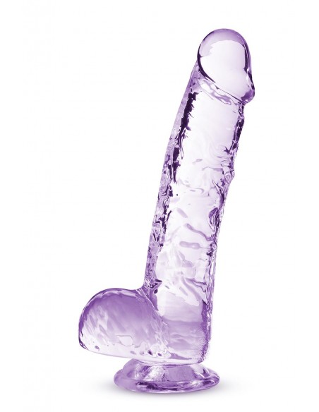 NATURALLY YOURS Â 6 INCH CRYSTALLINE DILDO Â AMETHYST