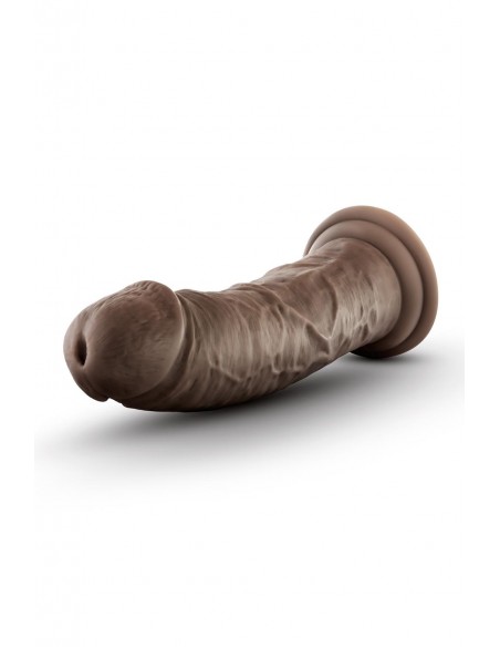 DR. SKIN SILICONE DR. SHEPHERD 8 INCH DILDO WITH SUCTION CUP CHOCOLATE